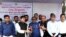 সচিবালয়ে বোরো সংগ্রহ অভিযান ও চলমান খাদ্যবান্ধব এবং ওএমএস কর্মসূচিসহ সামগ্রিক খাদ্য পরিস্থিতি নিয়ে সংবাদ সম্মেলনে খাদ্যমন্ত্রী সাধন চন্দ্র মজুমদার