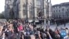 Crowds Gather to See Queen Elizabeth II's Coffin
