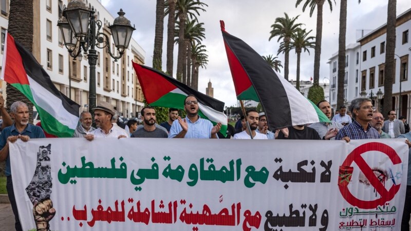 Manifestation au Parlement marocain contre la normalisation des liens avec Israël