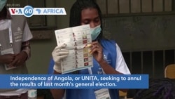 VOA60 Africa - Angolan court rejects UNITA's challenge of election results