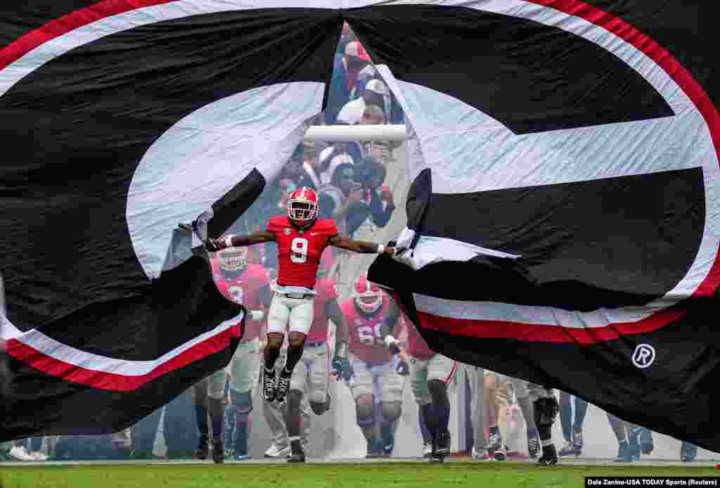 Pregame scenes from the game between the Georgia Bulldogs against the Samford Bulldogs at Sanford Stadium in Athens, Georgia, U.S., Sept. 10, 2022.