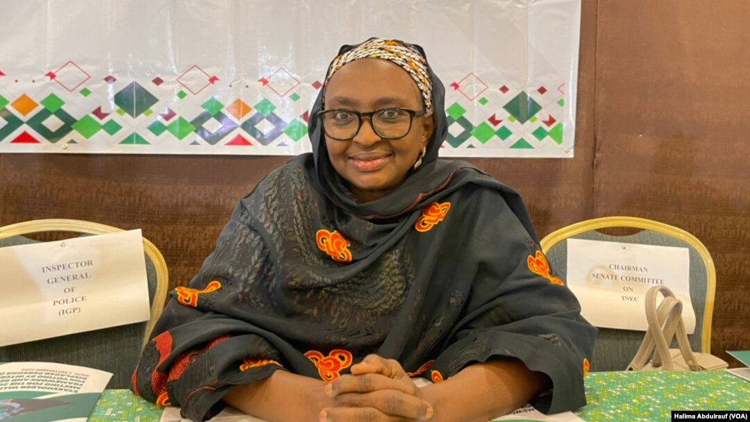 Shugabar kwamitin majalisar wakilai mai kula da harkokin zabe da jam’iyyun siyasa, Hon. Aishatu Jibril Dukku.