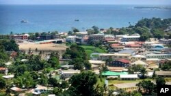 Sehemu ya mji mkuu wa visiwa vya Solomon wa Honiara