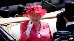 FILE - Britain's Queen Elizabeth II is pictured in Ascot, England, June 21, 2018. The queen, Britain’s longest-reigning monarch, died Sept. 8, 2022, at age 96.