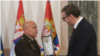 Komandant Nacionalne garde Ohaja i predsednik Srbije prilikom uručenja Ordena
