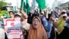 Conservative Muslims Protest Indonesian Fuel Price Hikes