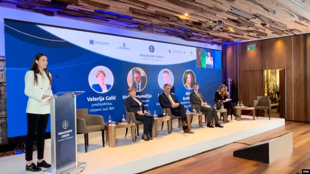 Godišnja konferencija Pravosudni forum je održana na Jahorini nedaleko od Sarajeva, 16. novembar 2022.