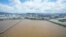 The Han River, swollen with floodwater, flows under bridges in Seoul, South Korea, Sept. 6, 2022. 
