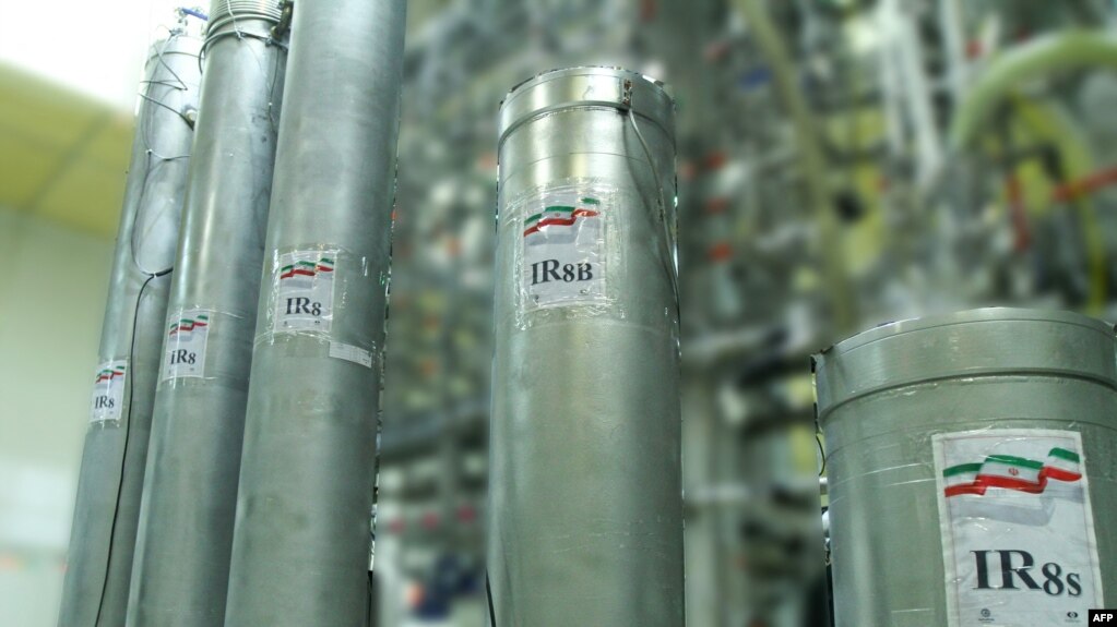 伊朗原子能组织(Atomic Energy Organization of Iran)于2019年11月4日发布的一张照片，显示了位于首都德黑兰以南约300公里的纳坦兹(Natanz)核研究中心的铀浓缩设施。(photo:VOA)