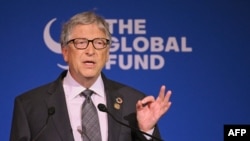 FILE - U.S. philanthropist Bill Gates speaks during a conference in New York, Sept. 21, 2022. 