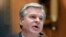 FILE - FBI Director Christopher Wray, pictured at a congressional hearing in Washington on Nov. 17, 2022, sounded the alarm about China’s artificial intelligence intentions at a cybersecurity summit in Atlanta on July 26, 2023.