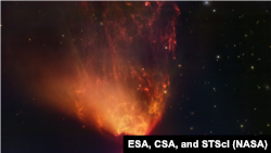 NASA&rsquo;s James Webb Space Telescope has revealed the once-hidden features of the protostar within the dark cloud L1527, providing information on the beginnings of a new star. The protostar itself is hidden from view within the &ldquo;neck&rdquo; of this hourglass shape.