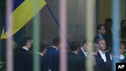 Держсекретар США Ентоні Блінкен відвідує дитячу лікарню в Києві, 8 вересня 2022 року протягом візиту до України