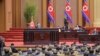 김정은 북한 국무위원장이 지난달 8일 평양에서 진행된 최고인민회의 제14기 제7차 회의에서 시정연설하고 있다. 