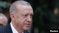Presidenti turk Erdogan gjatë vizitës në Bosnjë (6 shtator 2022)