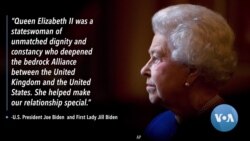 Biden Mourns Death of Queen Elizabeth II