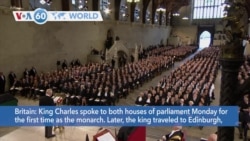 VOA60 World - King Charles Addresses Both Houses of Parliament