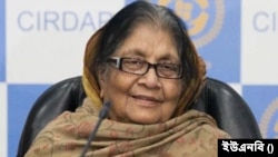 আওয়ামী লীগের প্রেসিডিয়াম সদস্য ও সংসদ উপনেতা সৈয়দা সাজেদা চৌধুরী