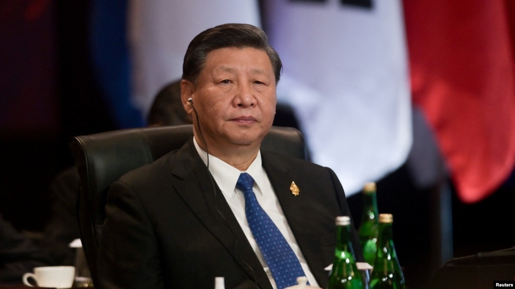 中国领导人习近平在巴厘岛出席G20峰会。（2022年11月15日）(photo:VOA)