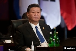 中国领导人习近平在巴厘岛出席G20峰会。（2022年11月15日）