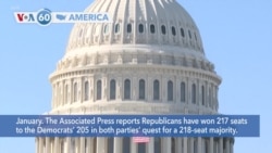 VOA60 America - Republicans Edge Closer to Winning Control of House of Representatives