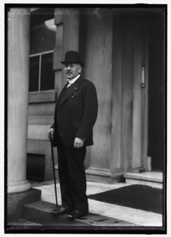 1917 portrait of Julius Rosenwald. (Harris & Ewing photographs, Prints and Photographs Division)