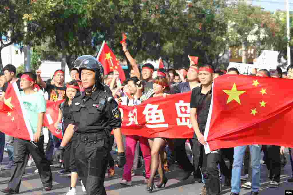 中国北京反日示威