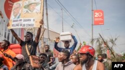 FILE: DR Congo President Felix Tshisekedi and Rwandan Foreign Minister Vincent Biruta met in Angola on Wednesday amid a surge in tensions triggered by militia violence in eastern Congo. Taken October 31, 2022
