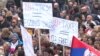 Protesti Srba u Gračanici (Foto: Budimir Ničić/Glas Amerike)