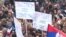 Protesti Srba u Gračanici (Foto: Budimir Ničić/Glas Amerike)