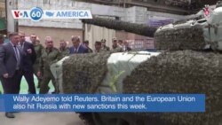 VOA60 America - US imposes sanctions on more than 500 individuals and entities linked to Moscow