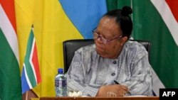 Waziri wa Mambo ya Nje na Ushirikiano wa Kimataifa Afrika Kusini Naledi Pandor. Picha na GCIS / AFP