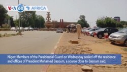 VOA60 Africa - ECOWAS Condemns Apparent Coup Attempt in Niger