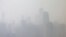 Smoky haze from the wildfires in Canada blankets Chicago, Illinois, June 28, 2023. 