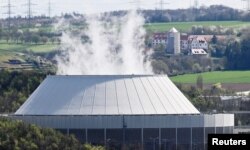 Pembangkit listrik tenaga nuklir Neckarwestheim di Neckarwestheim, Jerman, 14 April 2023. (Foto: Reuters)