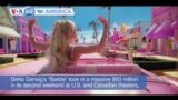 VOA60 America - Barbie' tops box office again