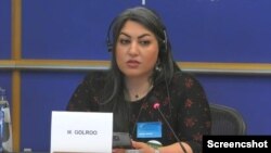 سخنرانی مهدیه گلرو، کنشگر سیاسی، در کمیته حقوق بشر پارلمان اروپا (۵ اردیبهشت ۱۴۰۲)