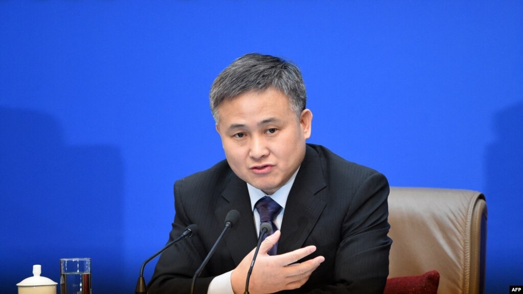 耶伦：中国人民银行党委书记潘功胜将被任命为中国央行新行长。
