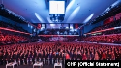 CHP'nin aday tanıtım toplantısı Ankara Spor Salonu'nda yapıldı