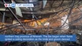 VOA60 World - Iraq Wedding Hall Fire Kills More Than 100