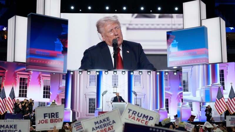 Trump accepts the Republican presidential nomination as Biden considers bowing out 

 