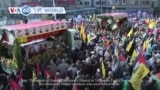 VOA60 World - Iranians attended funeral for Revolutionary Guard members killed by Israeli airstrike