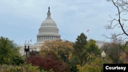 FILE - A general view of the U.S. Capitol building, Nov. 7, 2023, in Washington. (Diaa Bekheet/VOA)