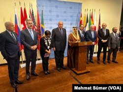BM Güvenlik Konseyi'nde aralarında Türkiye, Suudi Arabistan ve Katar'ın da bulunduğu islam ülkeleri dışişleri bakanları da bir araya geldi.
