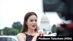 A Thai ‘ T-Pop’ singer and actress, Ally Achiraya Nitibhon, talks with VOA Thai during the Sawasdee DC Thai Festival 2023.