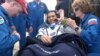 NASA-in astronaut Frank Rubio ubrzo nakon slijetanja ruske svemirske kapsule Soyuz MS-23 oko 150 km (90 milja) jugoistočno od kazahstanskog grada Zhezkazgan, Kazahstan, u srijedu, 27. septembra 2023.