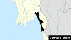 မွန်ပြည်နယ်မြေပုံ (Crd: Wikipedia)