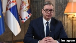 Predsednik Srbije Aleksandar Vučić raspisao je vanredne parlamentarne izbore za 17. decembar 2023, u Beogradu, 1. novembra 2023. (Foto: FoNet, instagram nalog predsednika Srbije)