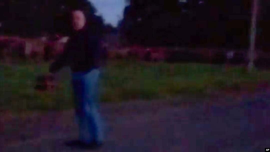 This image from video released July 19, 2023, appears to show Russian mercenary chief Yevgeny Prigozhin for the first time since he led a short-lived rebellion in June. The grainy video purportedly shows him speaking to troops, in Belarus.