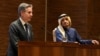 Menteri Luar Negeri AS Antony Blinken berbicara dalam konferensi pers bersama Perdana Menteri Qatar Mohammed Bin Abdulrahman Al Thani, di Diwan Annex, di Doha, Qatar, pada 6 Februari 2024. (Foto: AP/Mark Schiefelbein, Pool)